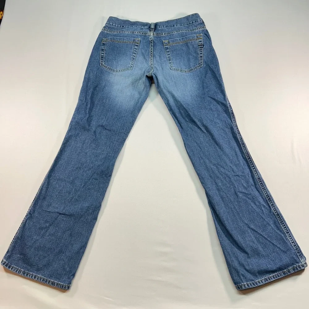 Diesel Bootcut Jeans Women 29 Blue Denim Low Rise Made in Italy Medium Wash